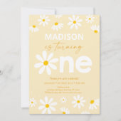 Daisy First Birthday Kaart (Voorkant)