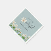 Daisy First Birthday Little Miss Onederful Servet (Hoek)