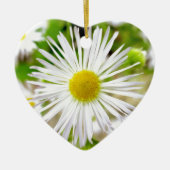 Daisy Fleabane Keramisch Ornament (Voorkant)