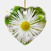 Daisy Fleabane Keramisch Ornament (Achterkant)