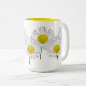 Daisy Fleabanes Tweekleurige Koffiemok (Voorkant rechts)