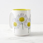 Daisy Fleabanes Tweekleurige Koffiemok (Voorkant links)