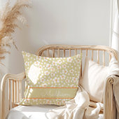 Daisy Floral Aangepaste naam Kussen