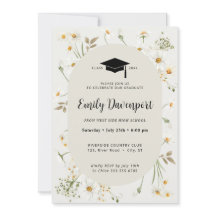 Daisy Floral Afstuderen foto achterop