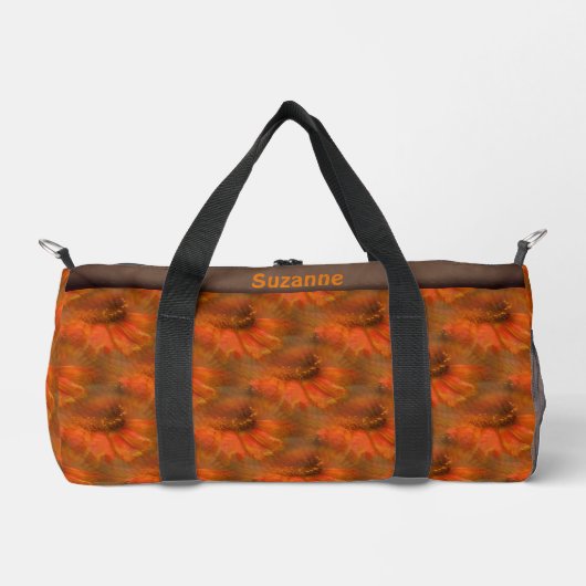  Daisy Floral Art Pattern Gepersonaliseerd Plunjezak (Voorkant)