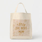 Daisy Floral Beste moeder ooit aangepaste tekst Ca Tote Bag (Voorkant)