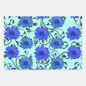 Daisy floral bouquet inpakpapier vel (Voorkant 3)