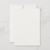 Daisy Floral Bruiloft Save The Date (Achterkant)