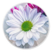 Daisy Floral Ceramic Knob Keramische Knop (Voorkant)