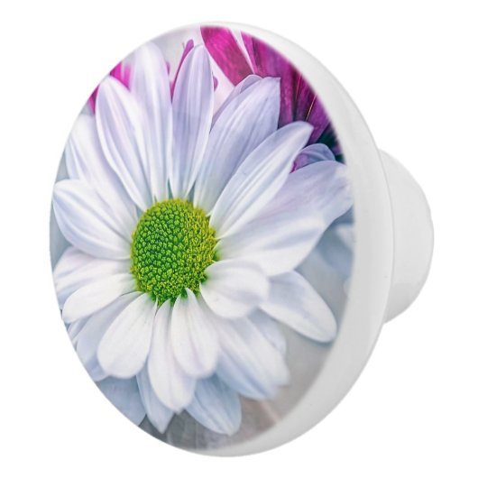Daisy Floral Ceramic Knob Keramische Knop (Rechts)