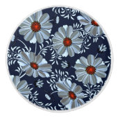 Daisy Floral Ceramic Knob Keramische Knop (Voorkant)