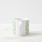 Daisy Floral Espresso Mok – Schattigee Mini Coffee (Achterkant)