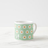 Daisy Floral Espresso Mok – Schattigee Mini Coffee (Voorkant rechts)