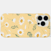Daisy Floral iPhone Case – Geel Esthetisch Hoesje (Achterkant (horizontaal))