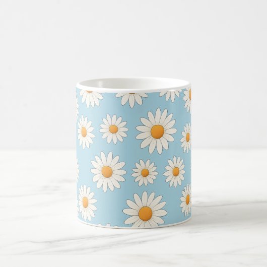 Daisy Floral Mok – Cheerful Flower Pattern Coffee (Center)