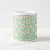 Daisy Floral Mok – Cheerful Flower Pattern Coffee (Voorkant)