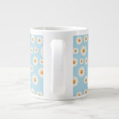 Daisy Floral Mok – Cheerful Flower Pattern Coffee (Achterkant)