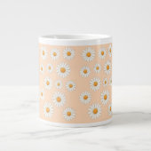 Daisy Floral Mok – Cheerful Flower Pattern Coffee (Voorkant)
