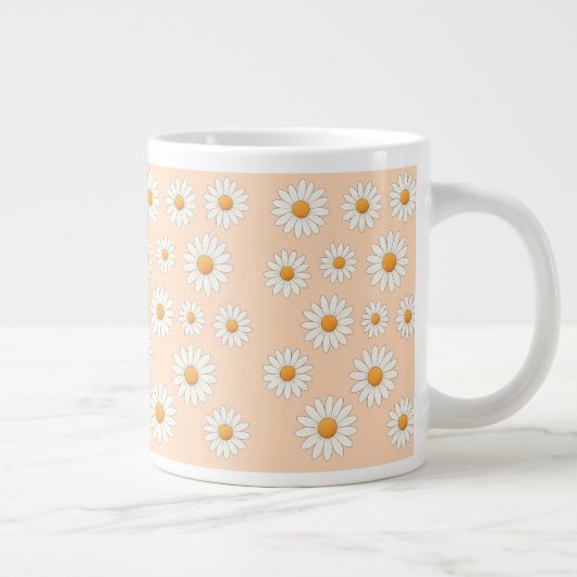 Daisy Floral Mok – Cheerful Flower Pattern Coffee (Rechts)