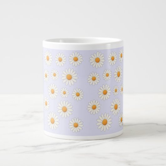 Daisy Floral Mok – Cheerful Flower Pattern Coffee (Voorkant)