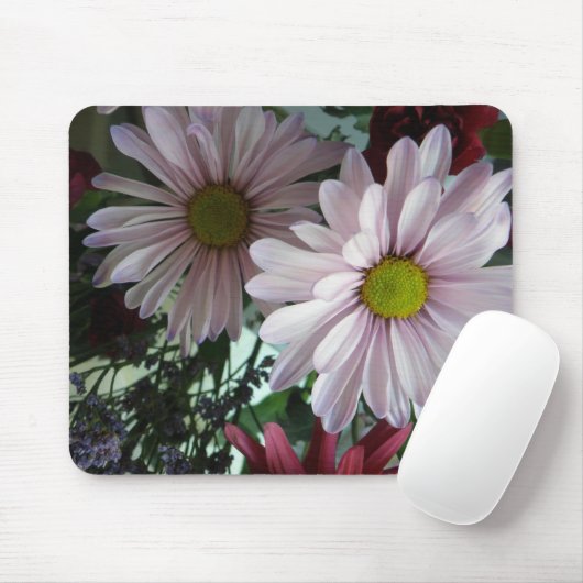 daisy floral mouse pad muismat (Met muis)