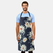 Daisy Floral: naadloze print Schort (Gedragen)