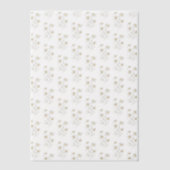 Daisy Floral Patroon Wedding Vellum Uitnodigingen (Voorkant)