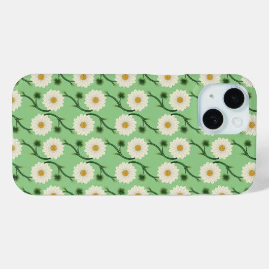 Daisy Floral Pattern Case-Mate iPhone Case (Achterkant (horizontaal))
