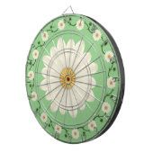 Daisy Floral Pattern Dartbord (Voorkant Rechts)