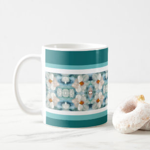 Daisy Floral Patterned Koffiemok