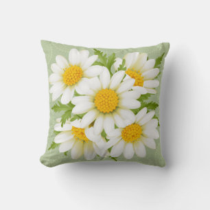 Daisy floral pillow kussen
