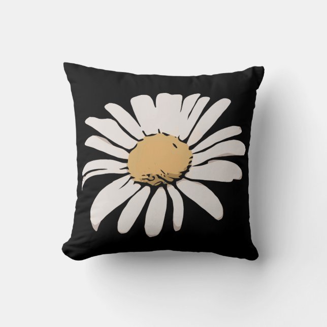 Daisy Floral Pillow Kussen (Voorkant)