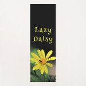 Daisy Floral Quote Yoga Mat (Voorkant)