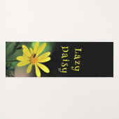 Daisy Floral Quote Yoga Mat (Voorkant (horizontaal))