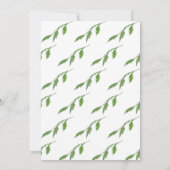 Daisy Floral | Schattigee babydouche uitnodigingen (Achterkant)