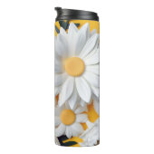 Daisy Floral Slim Thermische Tumbler Thermosbeker (Geroteerd rechts)