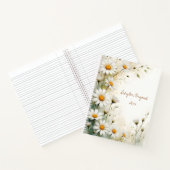 Daisy Floral Spiral-bound Journal Botanical Spring Notitieboek (Binnen)