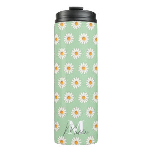 Daisy Floral Thermal Tumbler – Esthetisch geïsolee Thermosbeker