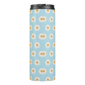 Daisy Floral Thermal Tumbler – Esthetisch geïsolee Thermosbeker (Achterkant)
