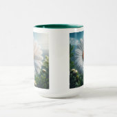 Daisy Floral White Mok (Midden)