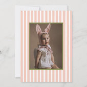 Daisy Floral Wild One boho roze meisje 1e verjaard Kaart (Achterkant)