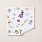 Daisy flower 2 bad handdoek (Wasdoekje)