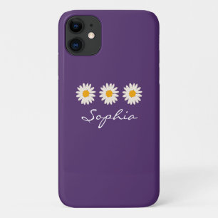 Daisy Flower aangepaste naam Case-Mate iPhone Case