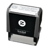 Daisy Flower and Address Zelfinkkend stempel (Product)