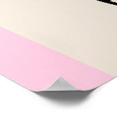 Daisy Flower and Bow Birthday Welcome Poster (Hoek)