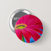 DAISY FLOWER ART - MULTI RONDE BUTTON 5,7 CM (Voorkant /achterkant)