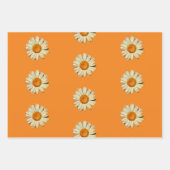 Daisy Flower Art Wrapping Craft Paper (Voorkant 2)