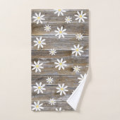 Daisy Flower Barn Boardhuisje Daisy Bad Handdoek (Handdoek)