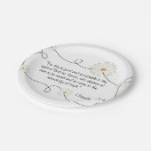 Daisy Flower Bible Quote Knowledge of Truth Papieren Bordje (Gekanteld)