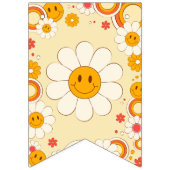 Daisy Flower Birthday Monthly Photo Bunting Flags Vlaggetjes (Tweede vlag)